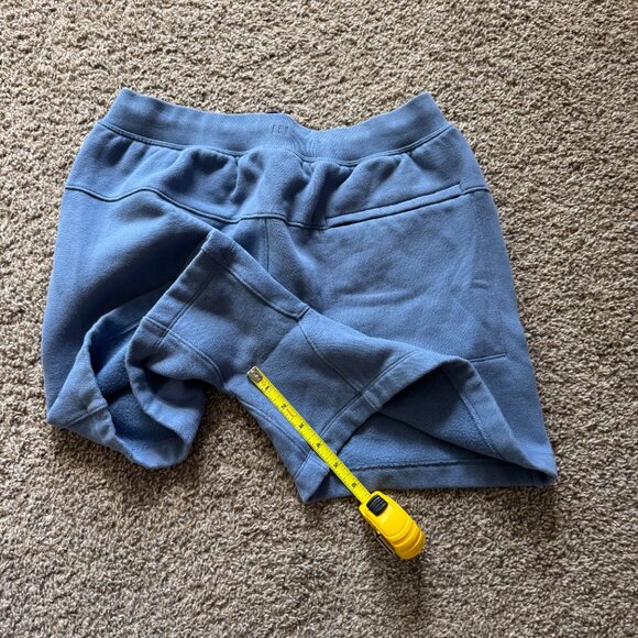 Lululemon Men's Steady State 5" Inseam Shorts Blue Workout Washed Denim Color - Picture 4 of 5